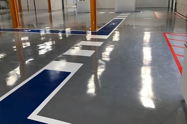 Epoksi Portakal desenli Zemin kaplama 